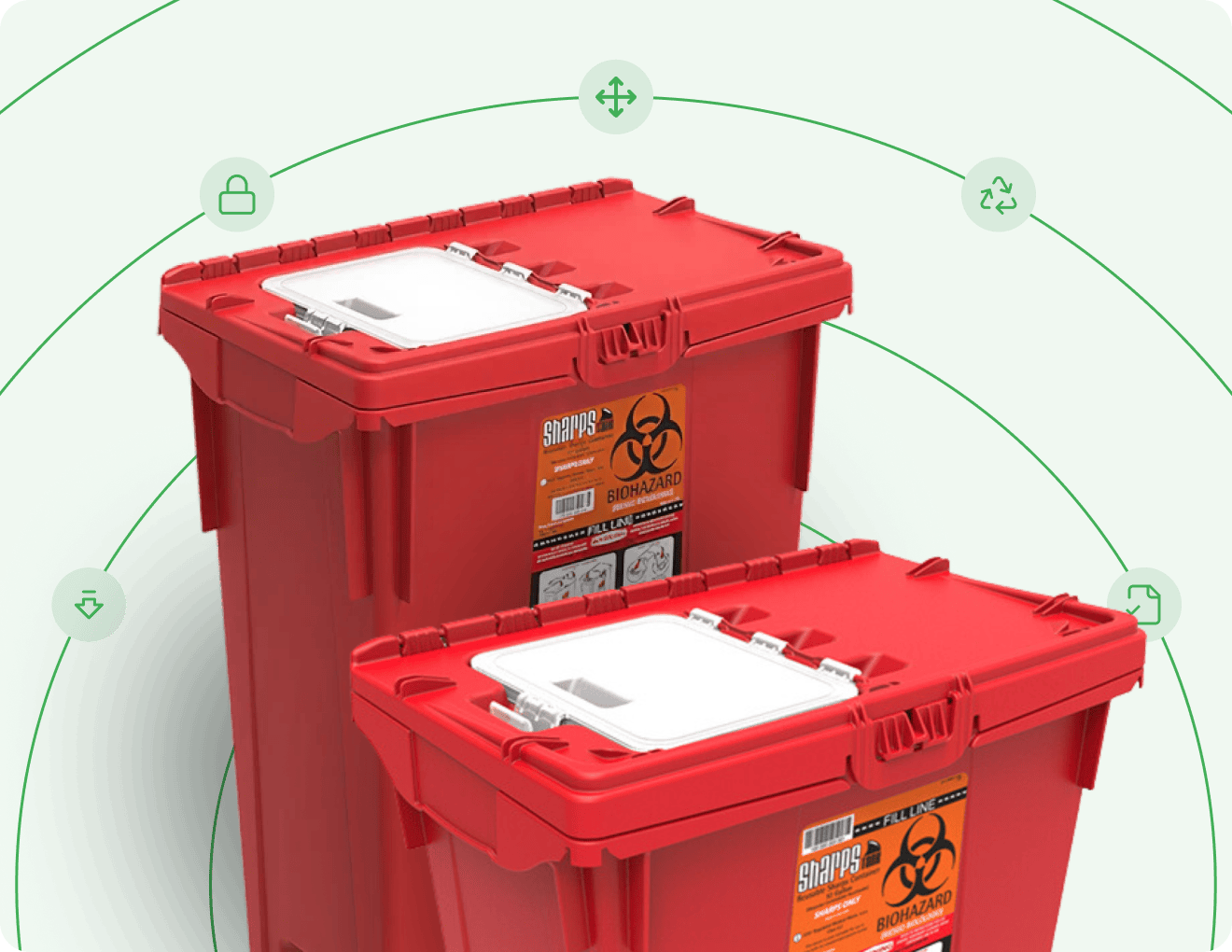OSHA-Compliant Sharps Containers - Biogenic Solutions